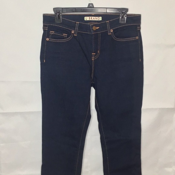 J BRAND Women Dark Wash Straight Leg Jeans Size 29 Ink Dark wash - Picture 2 of 9